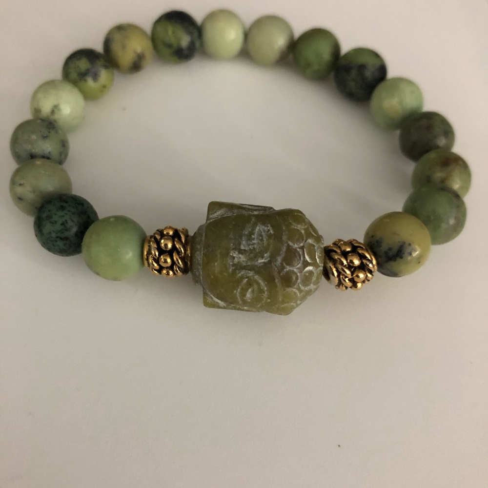 Custom  genuine Gemstone stretch bracelets
